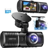 Dash Cam, 3 Channel Dash Cam, 1080P Dash Cam Front and Inside, Triple Dash Cam, Dash Camera with 32GB Card, HDR, G-Sensor, 24Hr Parking, Front Rear Dash Cam Loop Recording electronics